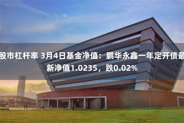股市杠杆率 3月4日基金净值：鹏华永鑫一年定开债最新净值1.0235，跌0.02%