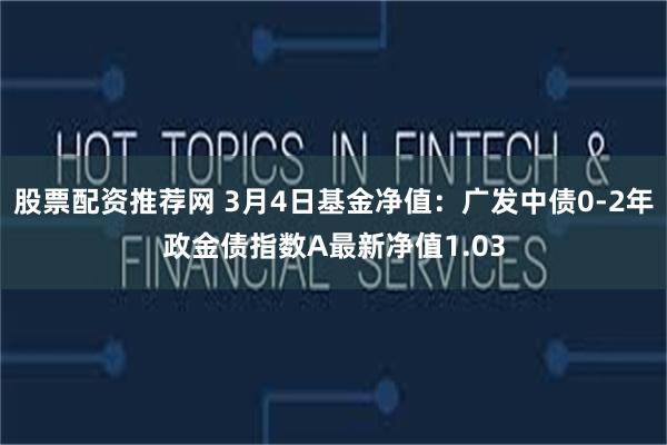 股票配资推荐网 3月4日基金净值：广发中债0-2年政金债指数A最新净值1.03