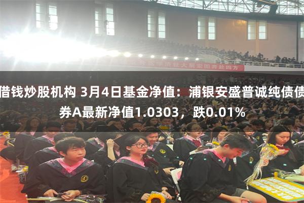 借钱炒股机构 3月4日基金净值：浦银安盛普诚纯债债券A最新净值1.0303，跌0.01%