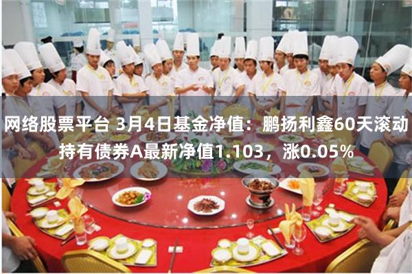 网络股票平台 3月4日基金净值：鹏扬利鑫60天滚动持有债券A最新净值1.103，涨0.05%