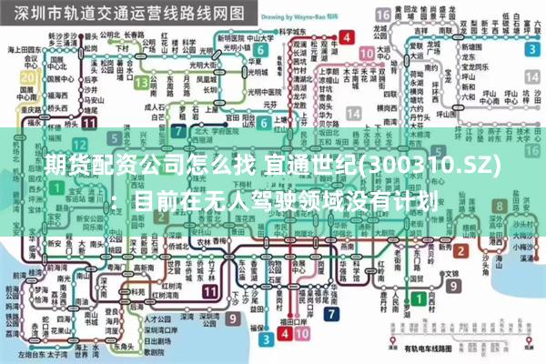 期货配资公司怎么找 宜通世纪(300310.SZ)：目前在无人驾驶领域没有计划