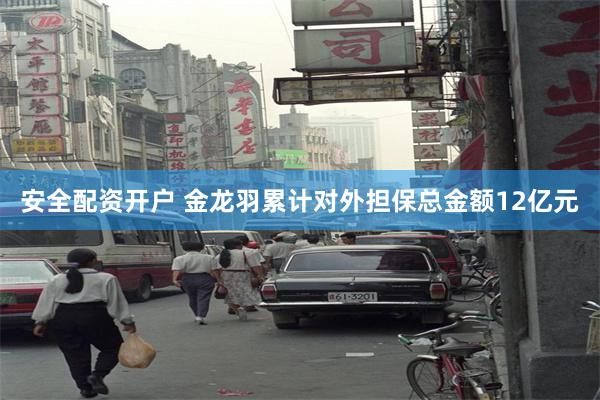 安全配资开户 金龙羽累计对外担保总金额12亿元