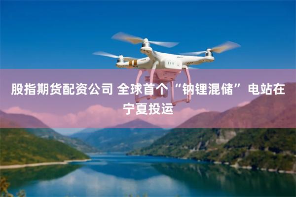 股指期货配资公司 全球首个 “钠锂混储” 电站在宁夏投运
