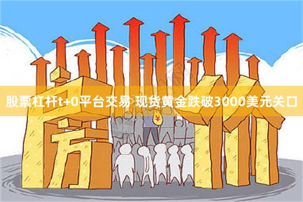 股票杠杆t+0平台交易 现货黄金跌破3000美元关口