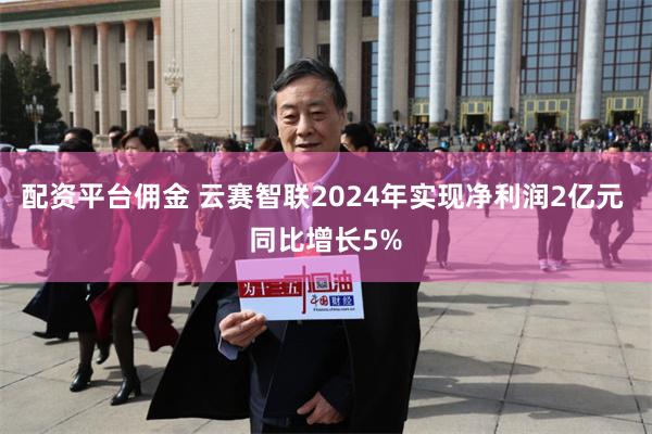 配资平台佣金 云赛智联2024年实现净利润2亿元 同比增长5%