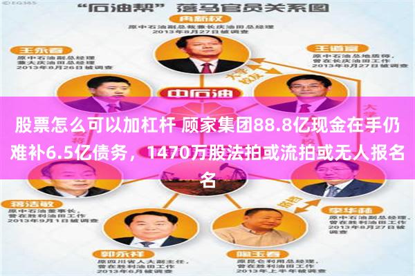 股票怎么可以加杠杆 顾家集团88.8亿现金在手仍难补6.5亿债务，1470万股法拍或流拍或无人报名