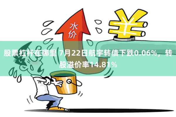 股票杠杆在哪里 7月22日航宇转债下跌0.06%，转股溢价率14.81%