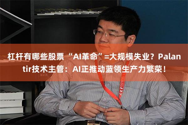 杠杆有哪些股票 “AI革命”=大规模失业？Palantir技术主管：AI正推动蓝领生产力繁荣！