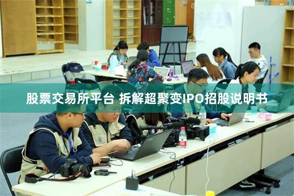 股票交易所平台 拆解超聚变IPO招股说明书