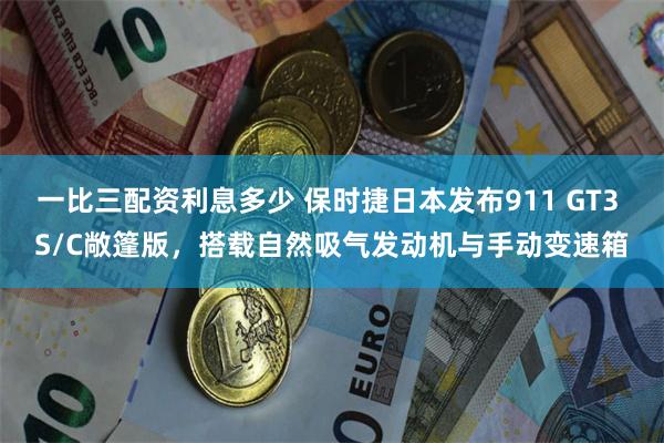 一比三配资利息多少 保时捷日本发布911 GT3 S/C敞篷版，搭载自然吸气发动机与手动变速箱