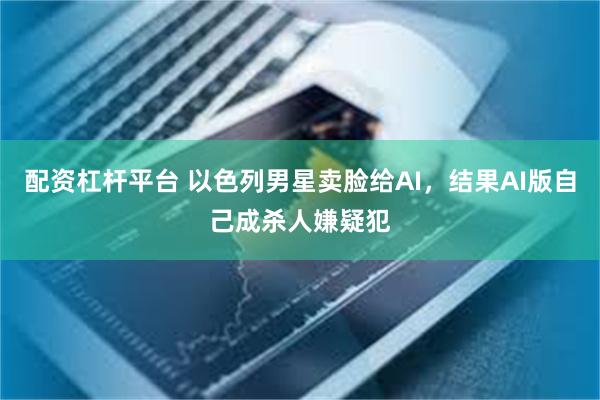 配资杠杆平台 以色列男星卖脸给AI，结果AI版自己成杀人嫌疑犯
