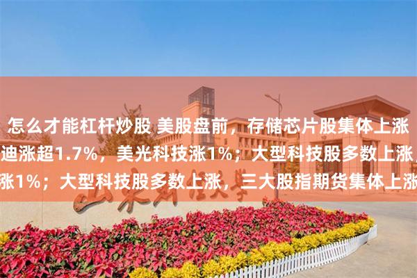 怎么才能杠杆炒股 美股盘前，存储芯片股集体上涨，SK海力士涨2%，闪迪涨超1.7%，美光科技涨1%；大型科技股多数上涨，三大股指期货集体上涨