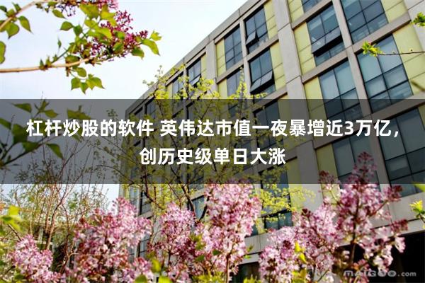杠杆炒股的软件 英伟达市值一夜暴增近3万亿，创历史级单日大涨