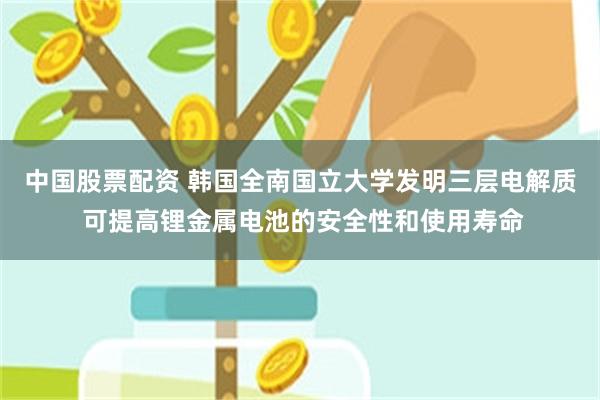 中国股票配资 韩国全南国立大学发明三层电解质 可提高锂金属电池的安全性和使用寿命